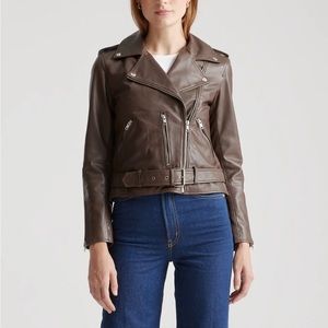 100% Leather Biker Jacket